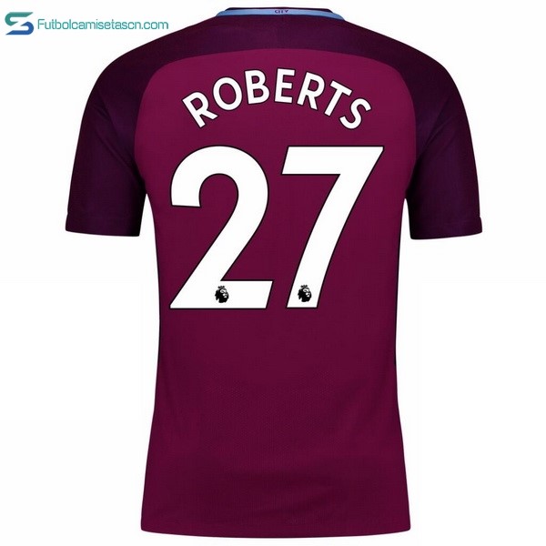 Camiseta Manchester City 2ª Roberts 2017/18